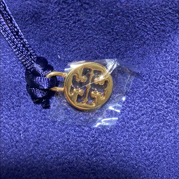 New Tory Burch Jewelry Pouch Navy - Picture 3 of 3